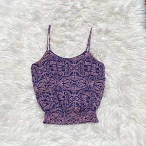 Smocked Bottom Cami Top